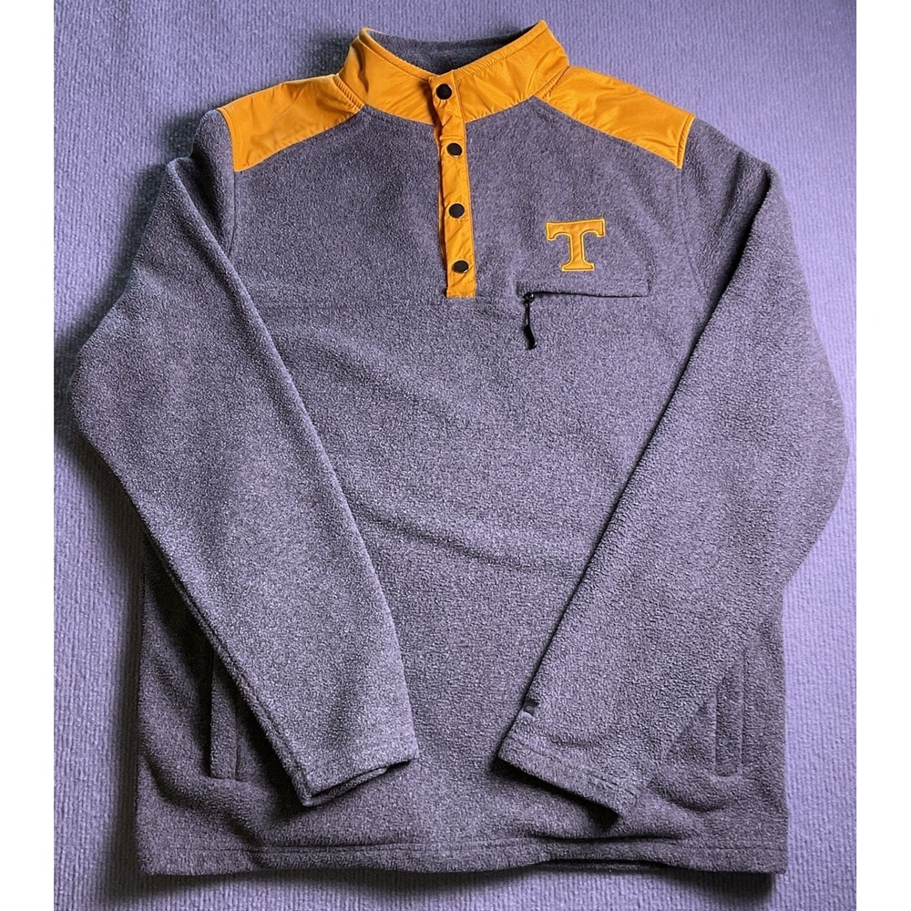 Colosseum Tennessee Volunteers Hooded Sweatshirt Men's XL 1/4 Zip Button